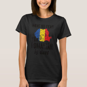 Camiseta Romeno Está Aqui Bandeira Romênia Raízes Romenas