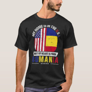Camiseta Romeno Patriot Heart É Da Romênia Gr