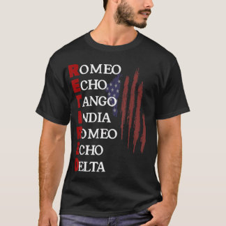 Camiseta Romeo Echo Tango Índia Romeo Echo Delta Ve
