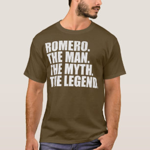 Camiseta RomeroNome da família Romero sobrenome Romero S