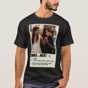 Camiseta Romeu + Julieta Filme Poster de Arte 1996