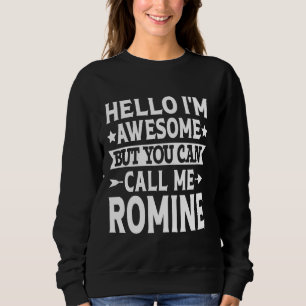 Camiseta Romine Surname Me Chame De Último Nome Da Equipe D