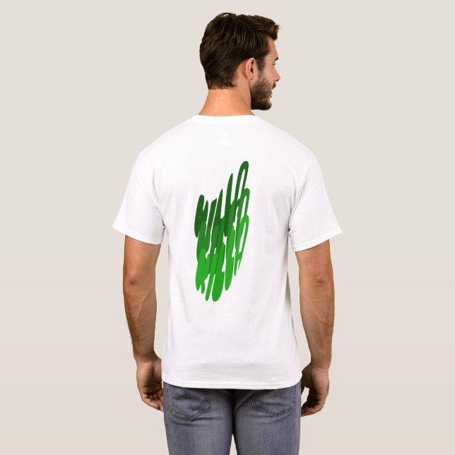 Camiseta Rompe con lo básico y viste arte. (Parte Traseira Completa)