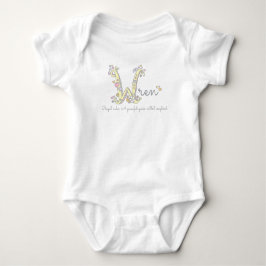 Camiseta Romper conhecido do monograma do significado das