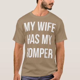 Camiseta Romper Season Minha Esposa Tem Meu Romper Engraçad