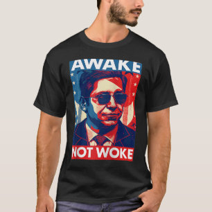 Camiseta Ron De Santis Awake Not Woke Governador Ragl da Fl