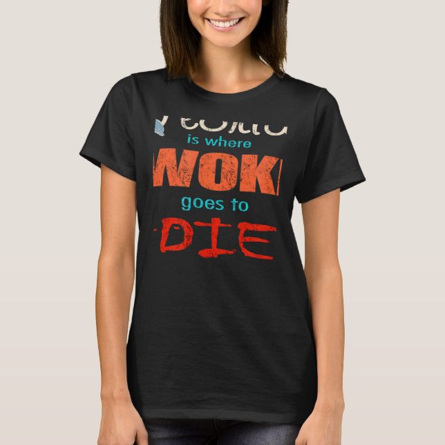 Camiseta Ron De Santis Florida É Onde Woke Vai Morrer (Frente)