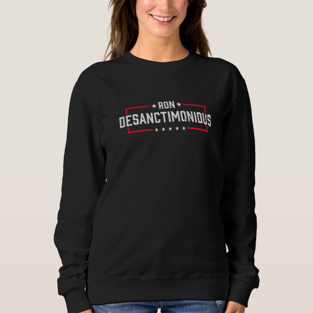 Camiseta Ron DeSanctimonious DeSantis Bandeira do Governado (Frente)