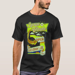 Camiseta Ron Desantis Engraçado Escape Para O Vinatge Da Fl