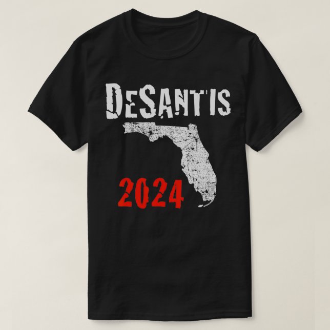 Camiseta Ron DeSantis, Estado Republicano Governador da Fló (Frente do Design)