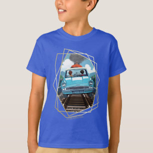 Camiseta Ron & HARRY POTTER™ em carro voador para HOGWARTS™