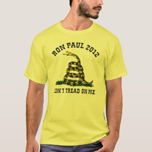 Camiseta Ron Paul não pisa em mim