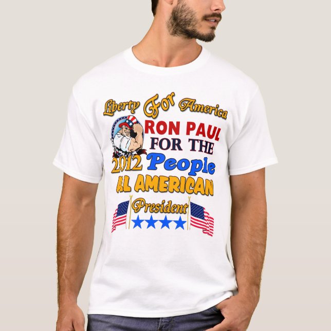 Camiseta Ron Paul para o presidente (Frente)