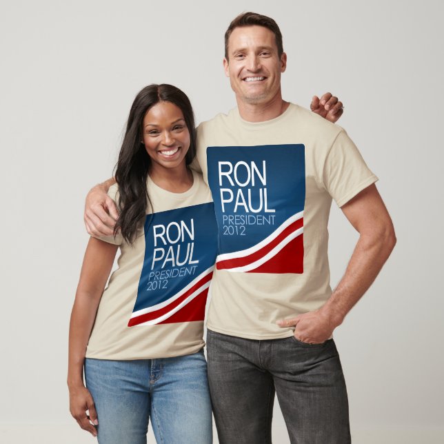 Camiseta Ron Paul Presidente 2012 (Unissex)