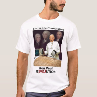 Camiseta Ron Paul: revive a constituição
