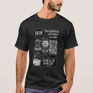 Camiseta Ron Swanson Montage Classic