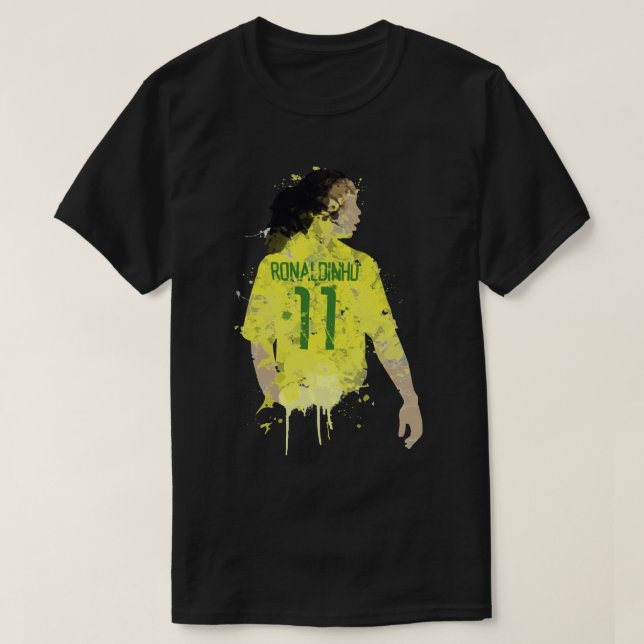 Camiseta Ronaldinho Brasil Legend Art Classic T Shirt (Frente do Design)