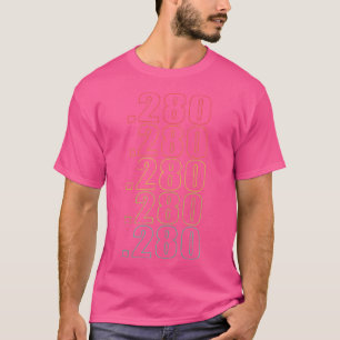 Camiseta Ronda de 280 Munições de Caça com Armas