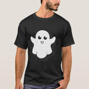 Camiseta Ronda Ghost Cute Ghost Halloween Spooky Season