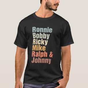 Camiseta Ronnie Bobby Ricky Mike Ralph E Johnny