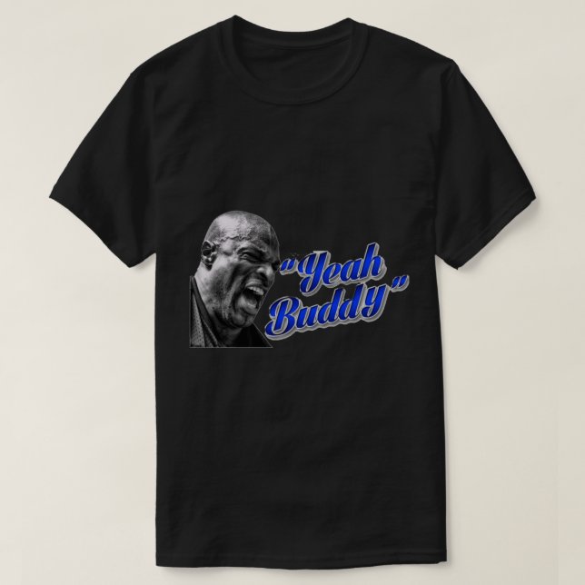 Camiseta Ronnie Coleman "Sim Buddy!" T Essencial (Frente do Design)