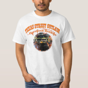 Camiseta "Ronnie descalço" 71 partes dianteiras verdes da