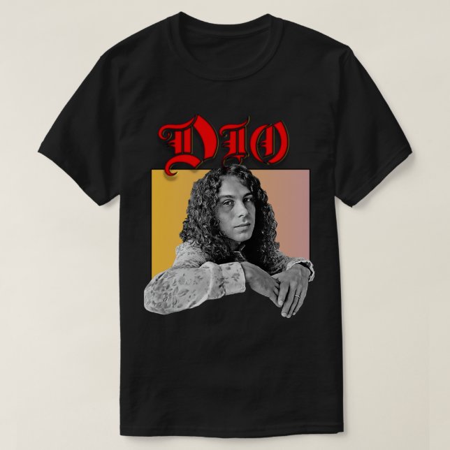 Camiseta Ronnie James Dio (Frente do Design)