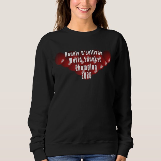 Camiseta Ronnie Osullivan Rocket 2020 World Snooker Champio (Frente)