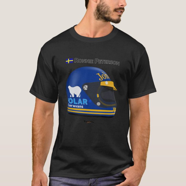 Camiseta Ronnie Peterson - Helmet (Frente)