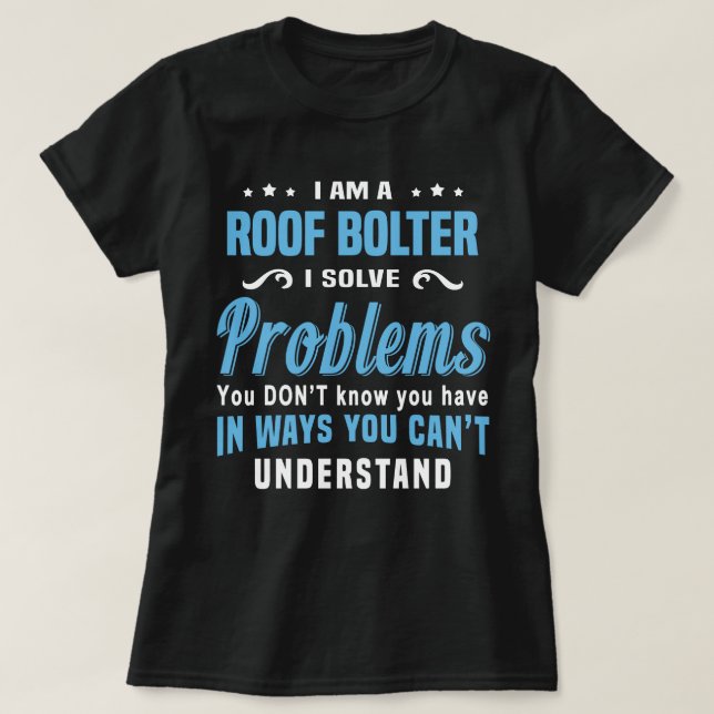 Camiseta Roof Bolter (Frente do Design)