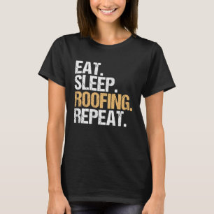 Camiseta Roof Tiler Coma Telhado do Sono Roofo Repeat Roofe