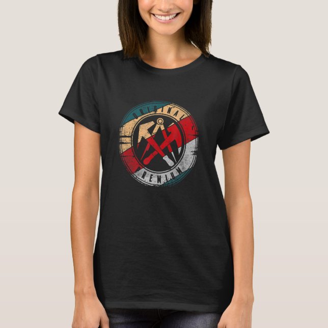 Camiseta Roofer Carpenter Guild Profissão De Artesão R (Frente)