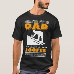 Camiseta Roofer Construction Honest Working American Fearl