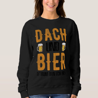 Camiseta Roofer Dach Und Bier Darum Caixa Ich Hier