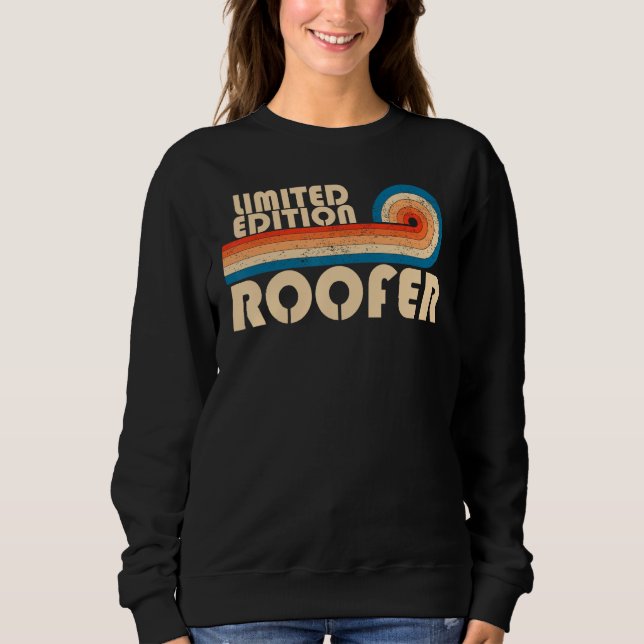 Camiseta ROOFER Funny Job Profissão de Título de Aniversári (Frente)