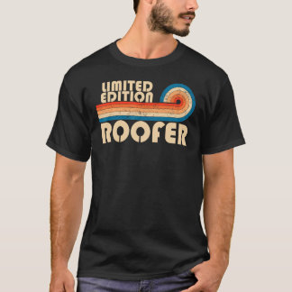 Camiseta ROOFER Funny Job Profissão de Título de Aniversári