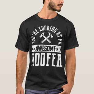 Camiseta Roofer Gift Men Mecânico Contrator Premium _1 