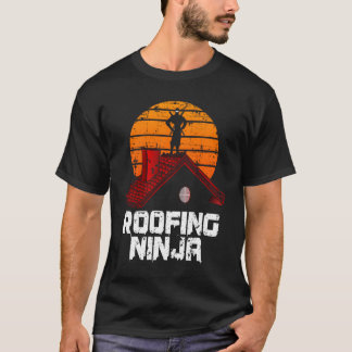 Camiseta Roofer Roofing Ninja Contractor