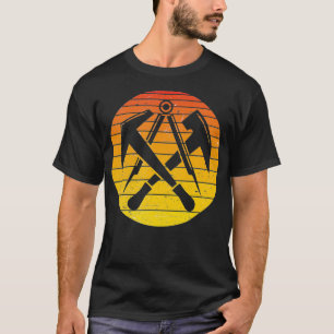 Camiseta Roofers Casaco de Braços Sinal Laranja Vintage Re