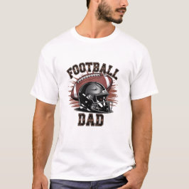 Camiseta Rookie do Pai de Futebol do primeiro aniversario d