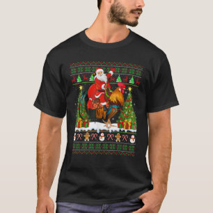 Camiseta Rooster Bird Lover Papais noeis Engraçados Andando