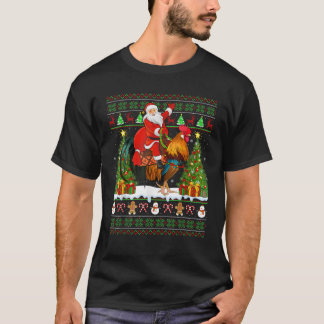 Camiseta Rooster Bird Lover Papais noeis Engraçados Andando