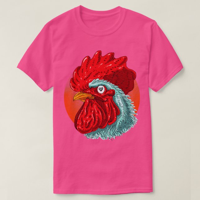 Camiseta Rooster Love (Frente do Design)
