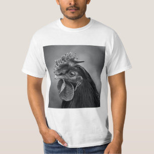 Camiseta Rooster Preto e Branco
