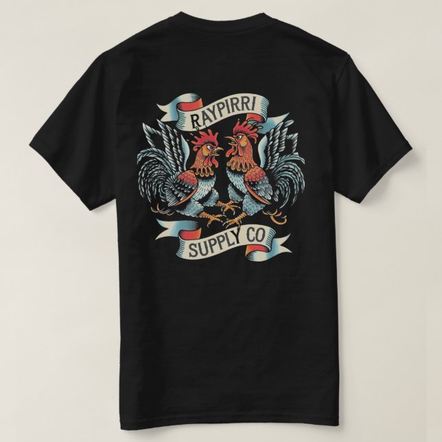 Camiseta Roosters - Raypirri (Verso do Design)
