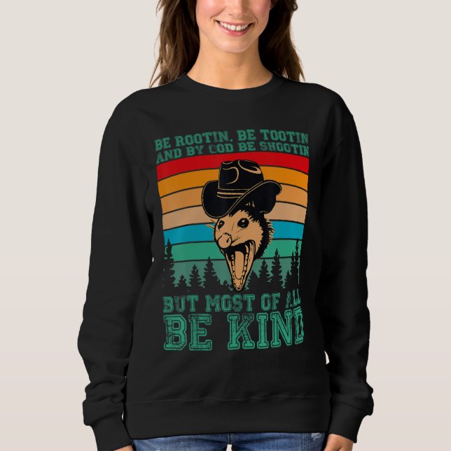 Camiseta Rootin Tootin and by God be shootin' be kind graph (Frente)