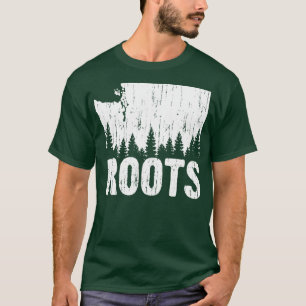 Camiseta Roots Washington State Rustic