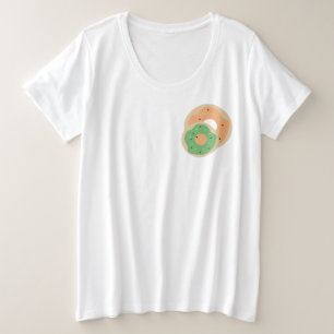 Camiseta Ropa de festa com tema de donuts glacê e sprinkles