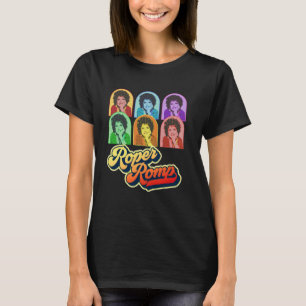 Camiseta Roper Romp Pop Art Sra. Roper Três's Company Retr