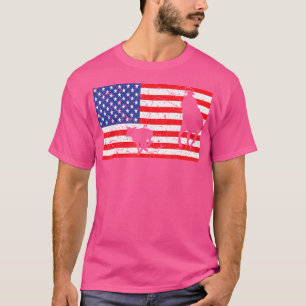 Camiseta Roping Americano Flag Americano Vintage Rodeo